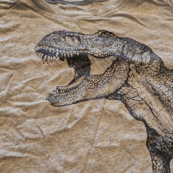 Carter Dino T-Shirt Grey US  7 - Picture 2 of 3